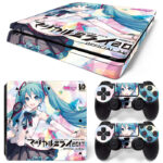 Hatsune Miku Art PS4 Slim Skin Sticker Decal