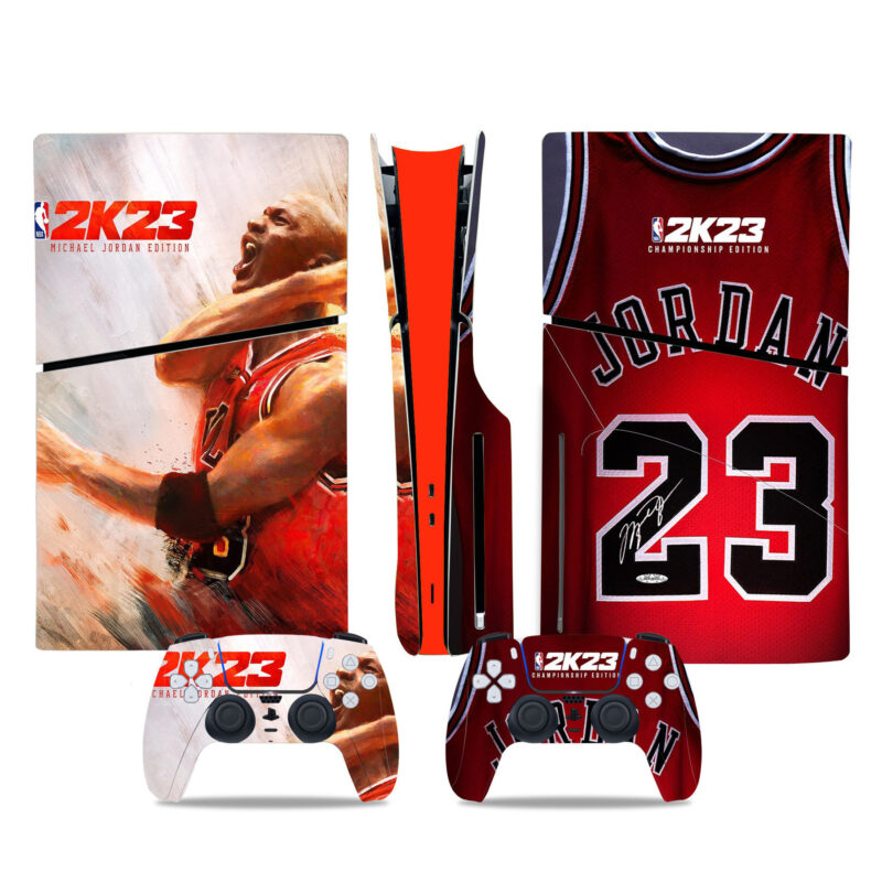 Michael Jordan 2K23 Championship Edition PS5 Slim Skin Sticker Cover