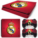 Red Real Madrid Symbol PS4 Slim Skin Sticker Decal