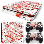 Blood Texture PS4 Slim Skin Sticker Cover