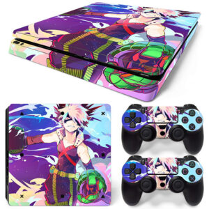 Mha Bakugo Colored Art PS4 Slim Skin Sticker Decal