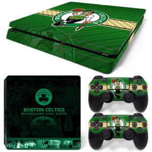 Boston Celtics Symbol PS4 Slim Skin Sticker Cover Design 1