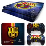 F.C. Barcelona Flag PS4 Slim Skin Sticker Decal