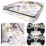 Kawaii Angel Anime Girl Art PS4 Slim Skin Sticker Decal