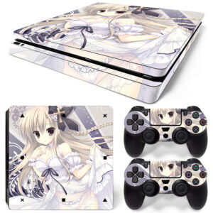 Kawaii Angel Anime Girl Art PS4 Slim Skin Sticker Decal