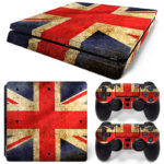 Flag Of Great Britain PS4 Slim Skin Sticker Decal