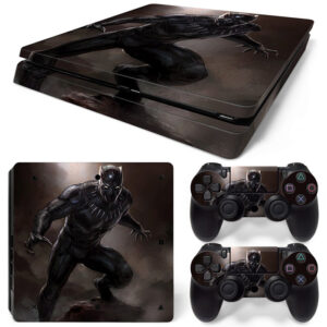 Black Panther PS4 Slim Skin Sticker Decal