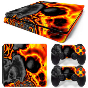 Lava Texture PS4 Slim Skin Sticker Decal