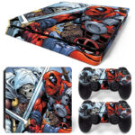 Taskmaster Vs. Deadpool PS4 Slim Skin Sticker Decal