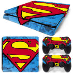 Superman Symbol PS4 Slim Skin Sticker Cover