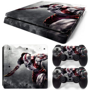 God Of War 3 Kratos PS4 Slim Skin Sticker Cover