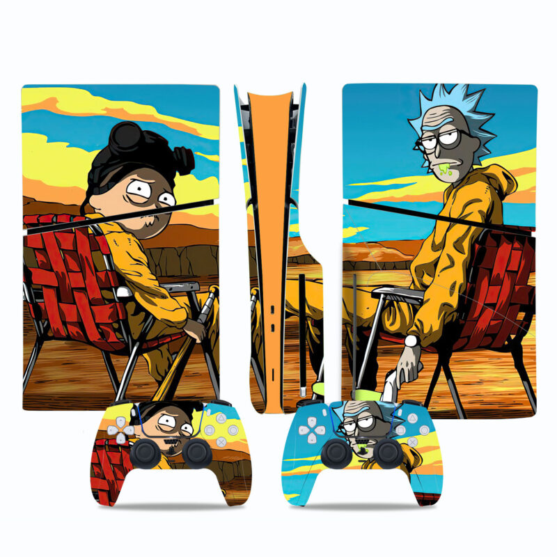 Rick And Morty PS5 Slim Skin Sticker Cover Design 2