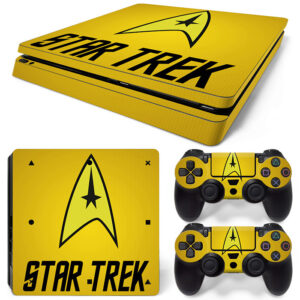 Star Trek Symbol Yellow PS4 Slim Skin Sticker Decal