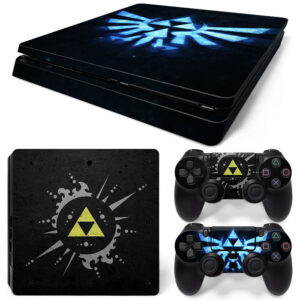 The Legend Of Zelda Symbol Art PS4 Slim Skin Sticker Cover