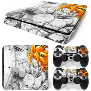 Dragon Ball Z Son Goku Art PS4 Slim Skin Sticker Cover