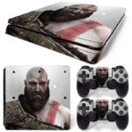 God Of War Kratos PS4 Slim Skin Sticker Decal Design