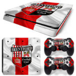 Brentford F.C. Symbol With Flag PS4 Slim Skin Sticker Cover