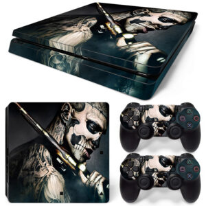 Zombie Boy -Rick Genest Art PS4 Slim Skin Sticker Cover