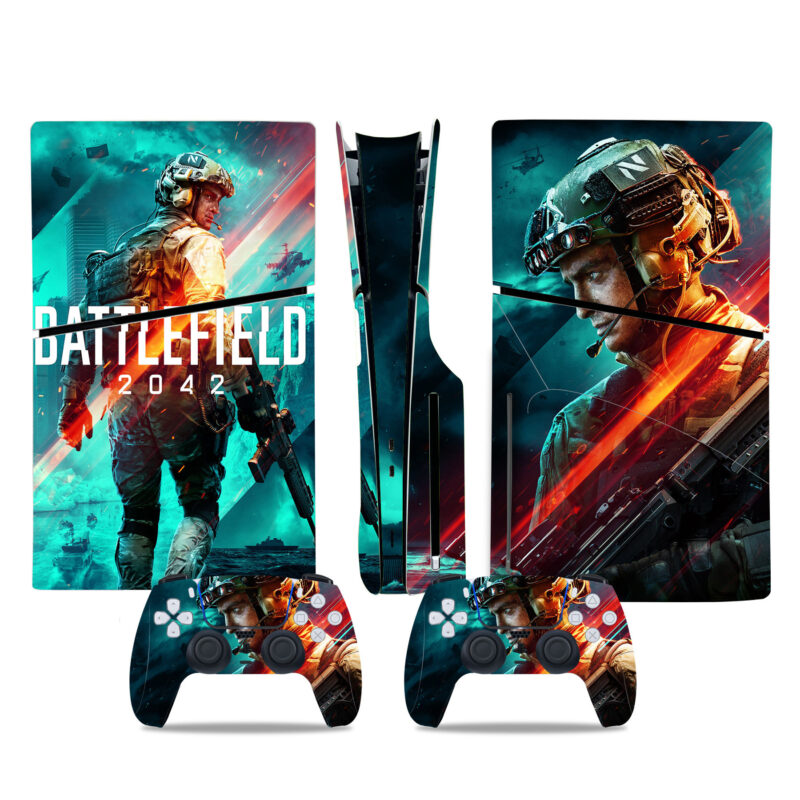 Battlefield 2042 Skin Sticker For PS5 Slim