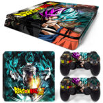 Dragon Ball Super PS4 Slim Skin Sticker Cover