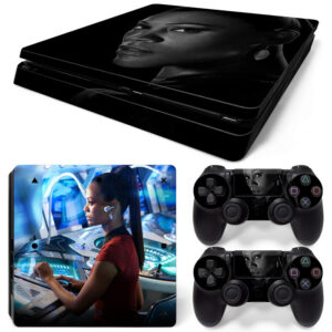 Zoe Saldana Star Trek Control Panel PS4 Slim Skin Sticker Cover