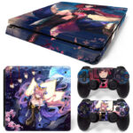 Tamamo-No-Mae PS4 Slim Skin Sticker Decal