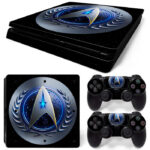 Star Trek USS Symbol Badge PS4 Slim Skin Sticker Cover