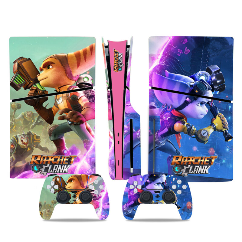 Ratchet & Clank Skin Sticker For PS5 Slim