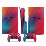 Abstract Amoled Gradient PS5 Slim Skin Sticker Decal