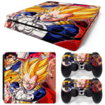 Vegeta Dragon Ball Z Art PS4 Slim Skin Sticker Cover