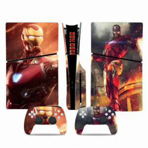 Iron Man PS5 Slim Skin Sticker Cover
