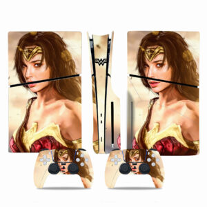 Wonder Woman Skin Sticker For PS5 Slim