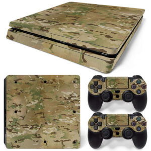 Camouflage Multicam PS4 Slim Skin Sticker Cover