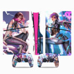 Le Sserafim Animation PS5 Slim Skin Sticker Decal