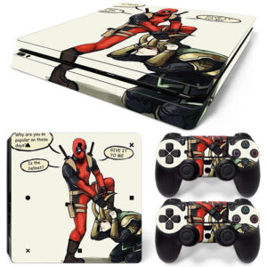 Loki And Deadpool Art PS4 Slim Skin Sticker Decal