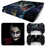 Joker Art PS4 Slim Skin Sticker Decal Design 1