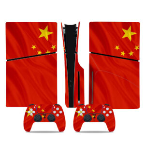 Flag Of China PS5 Slim Skin Sticker Decal
