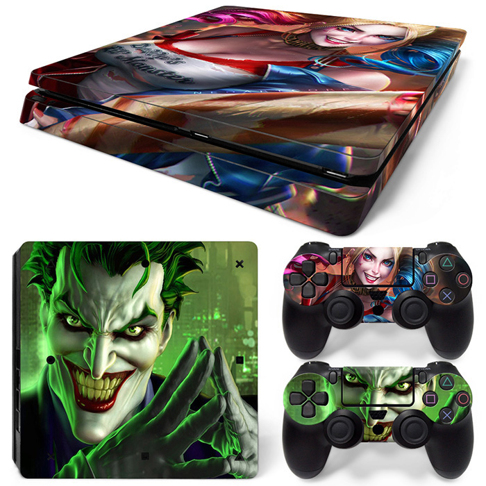 DC Comics Joker And Harley Quinn PS4 Slim Skin Sticker Decal