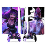 Cyberpunk 2077 Agent Cat Girl PS5 Slim Skin Sticker Cover