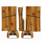 Wooden Texture PS5 Slim Skin Sticker Cover