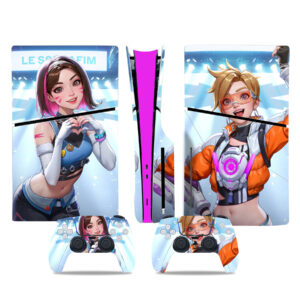 Overwatch 2 x Le Sserafim PS5 Slim Skin Sticker Decal