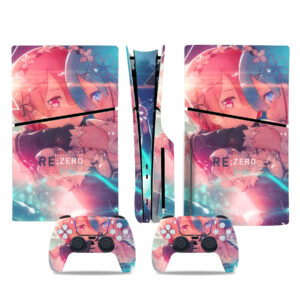 Re:Zero Rem And Ram PS5 Slim Skin Sticker Cover