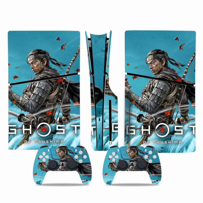 Ghost Of Tsushima PS5 Slim Skin Sticker Cover Design 1