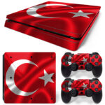 Flag Of Turkey PS4 Slim Skin Sticker Decal