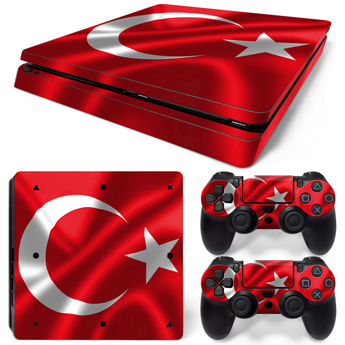 Flag Of Turkey PS4 Slim Skin Sticker Decal