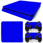 Dark Blue PS4 Slim Skin Sticker Decal