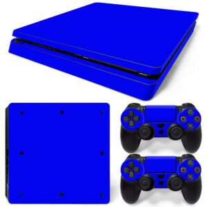 Dark Blue PS4 Slim Skin Sticker Decal