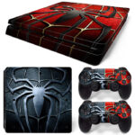 Spider-Man 3 Symbol PS4 Slim Skin Sticker Cover Design 1