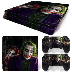 Joker And Harley Quinn In Dark Knight PS4 Slim Skin Sticker Decal