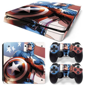 Captain America PS4 Slim Skin Sticker Cover